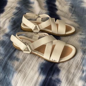 Boc white sandals size 7